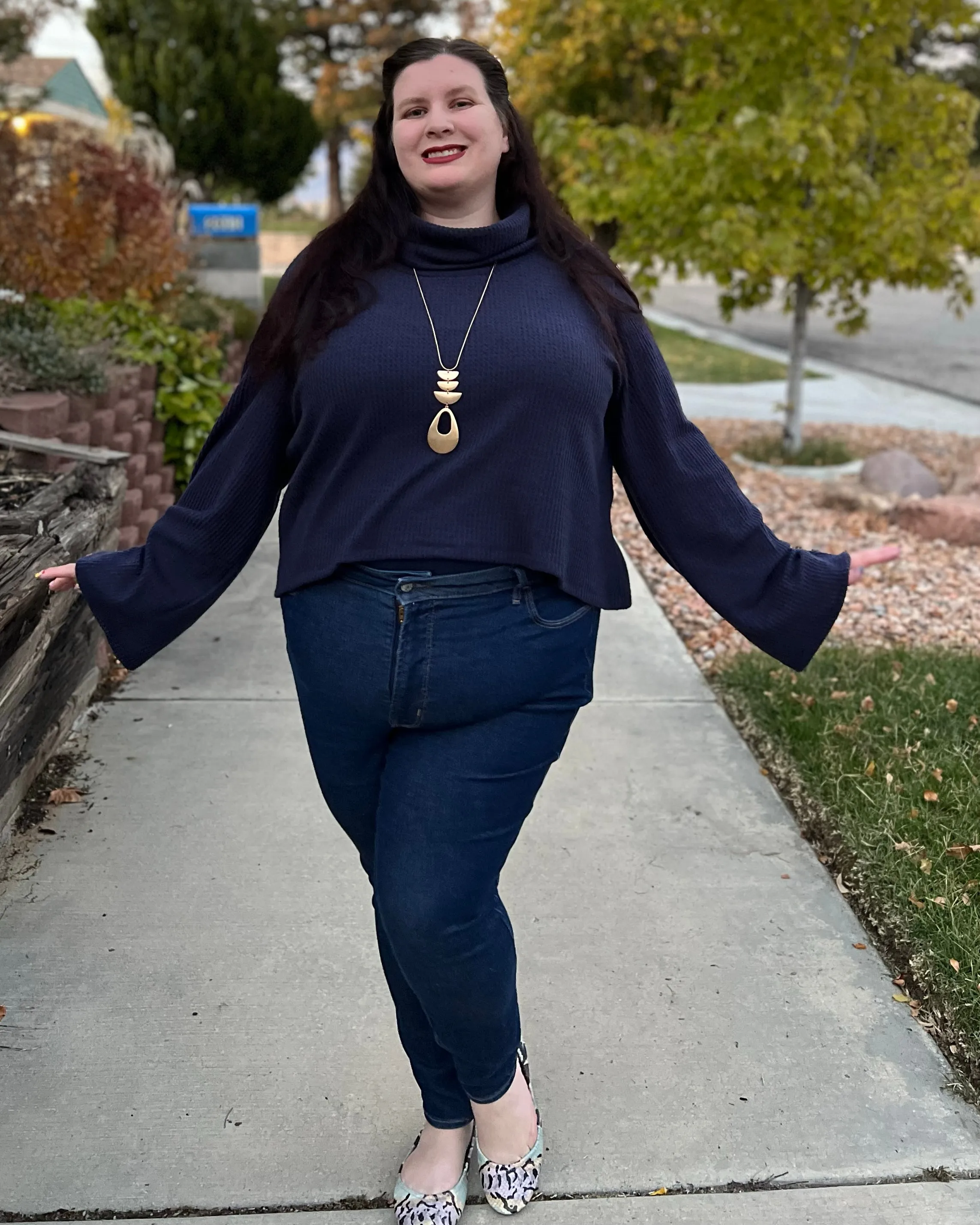 Sarah Wide Sleeve Sweater Pattern