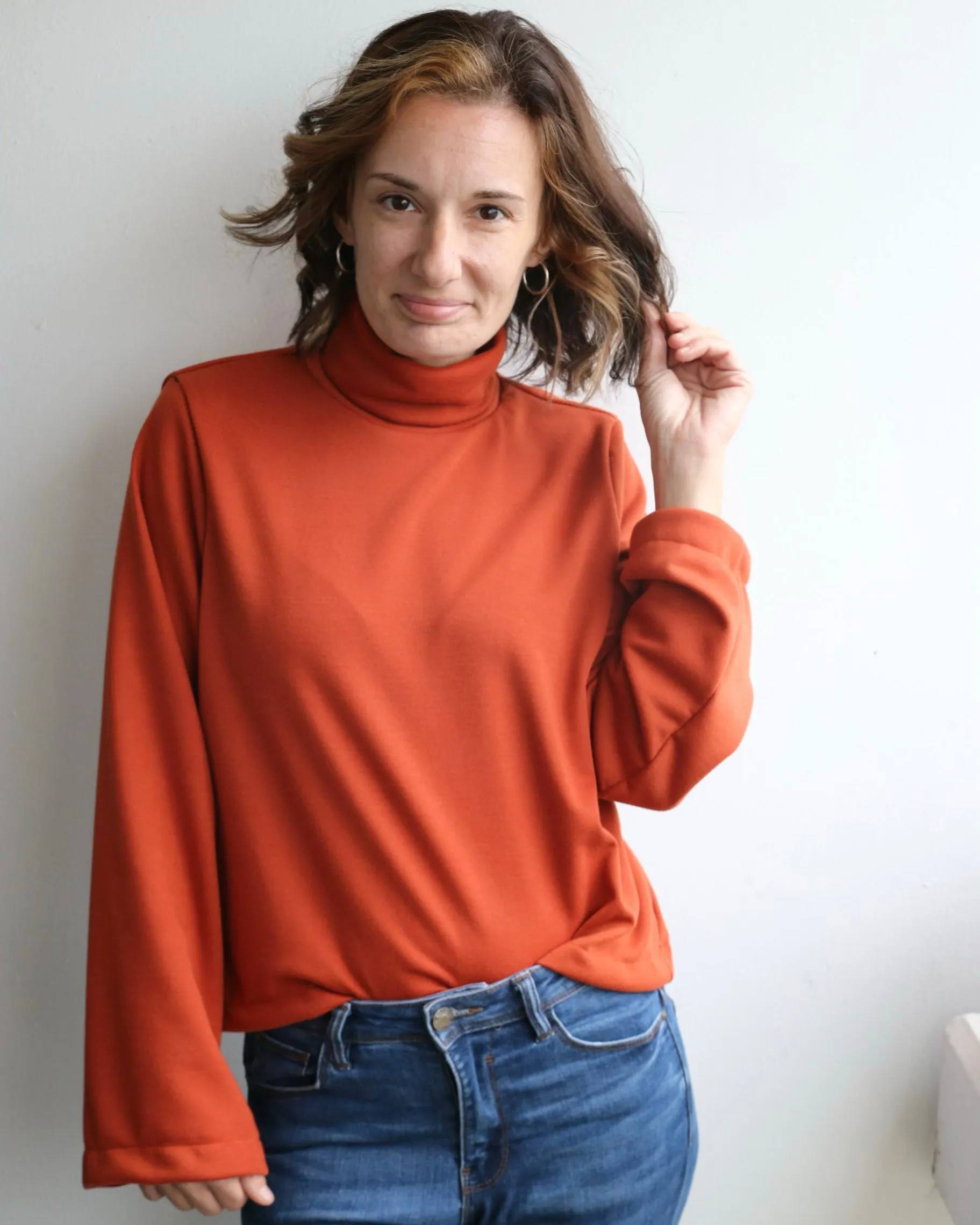 Sarah Wide Sleeve Sweater Pattern