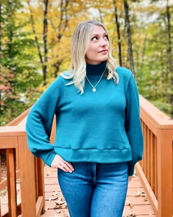 Sarah Wide Sleeve Sweater Pattern