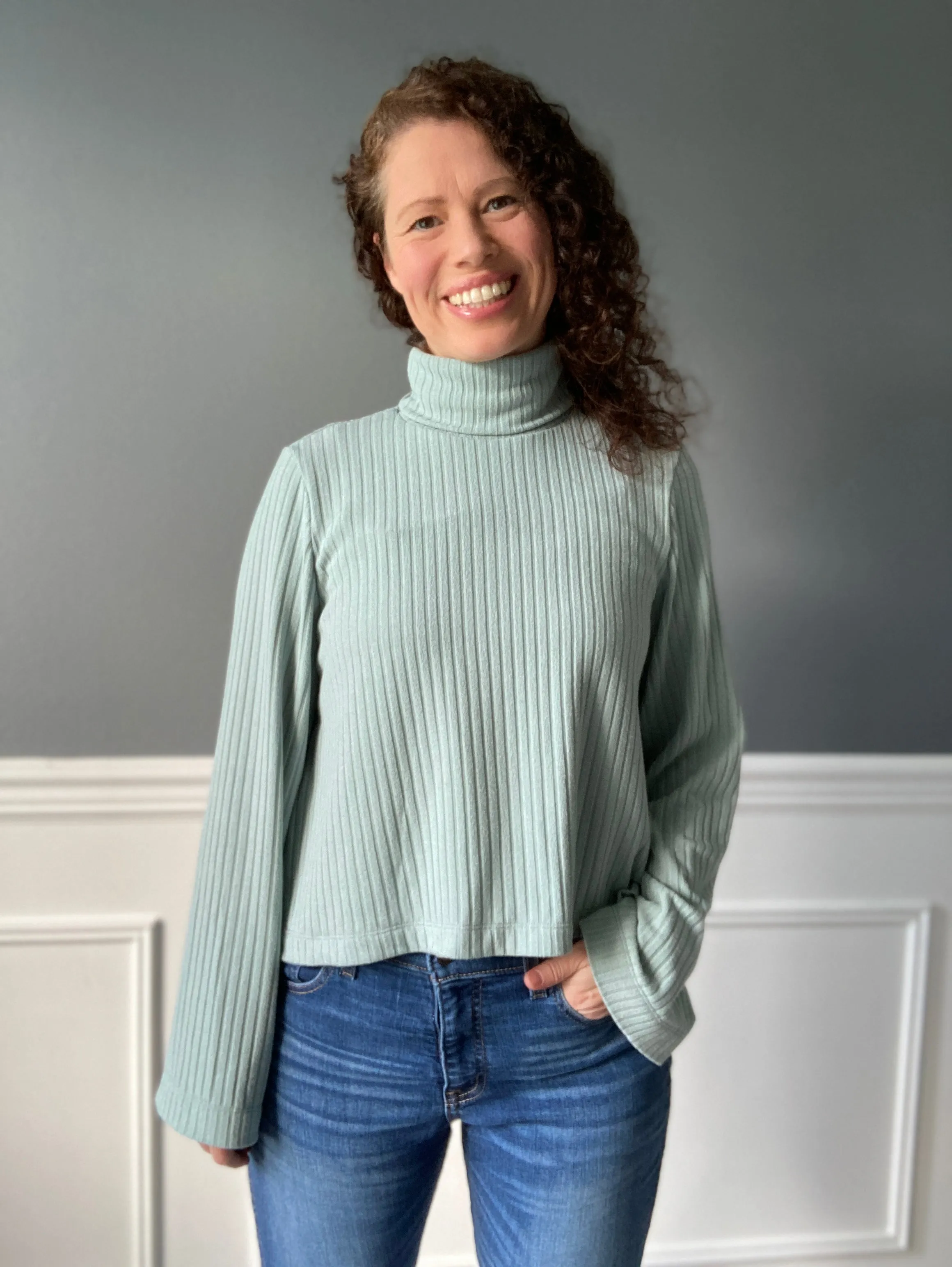 Sarah Wide Sleeve Sweater Pattern