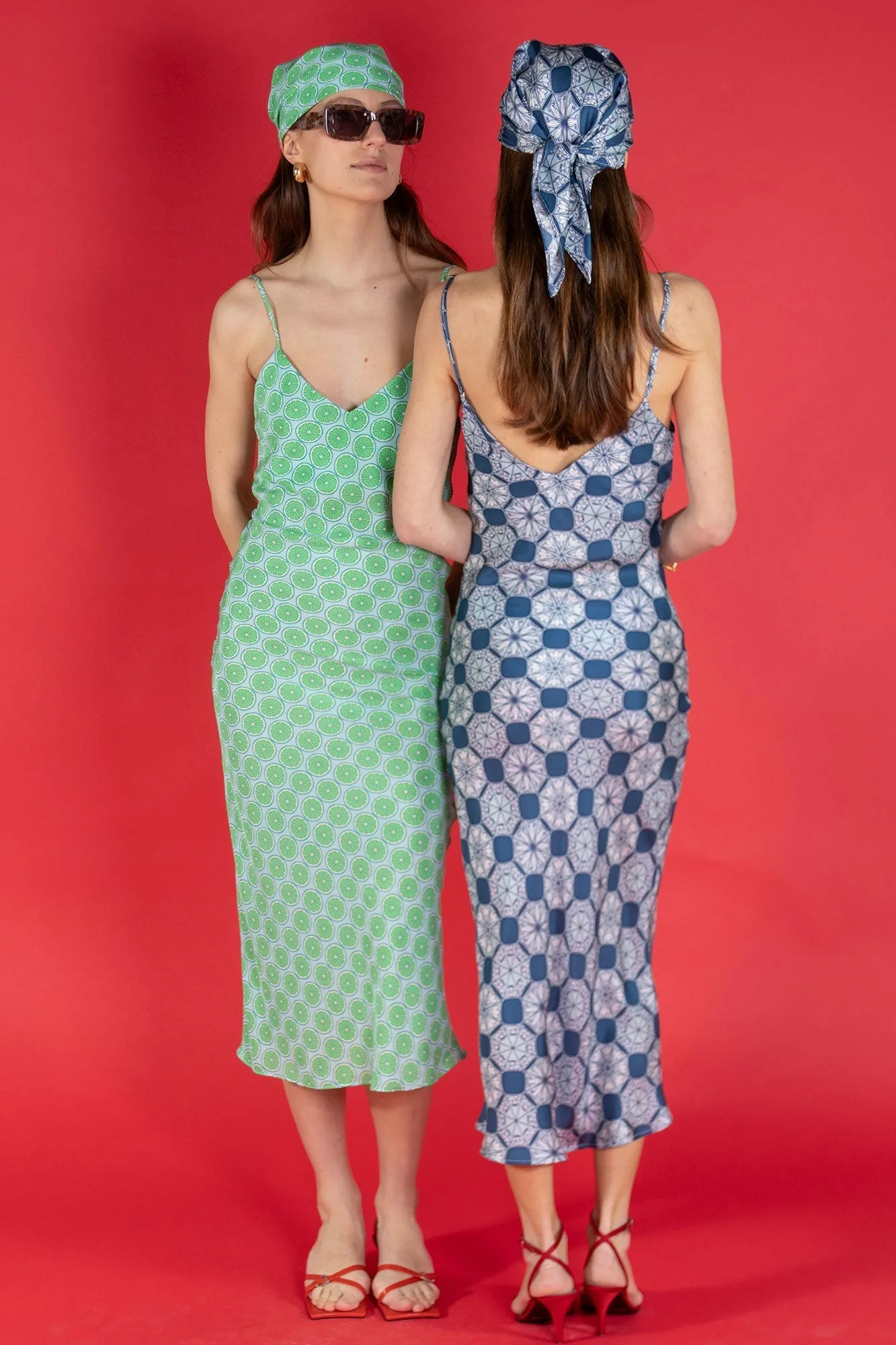 Silk Kate Slip Dress APRIL SHOWERS