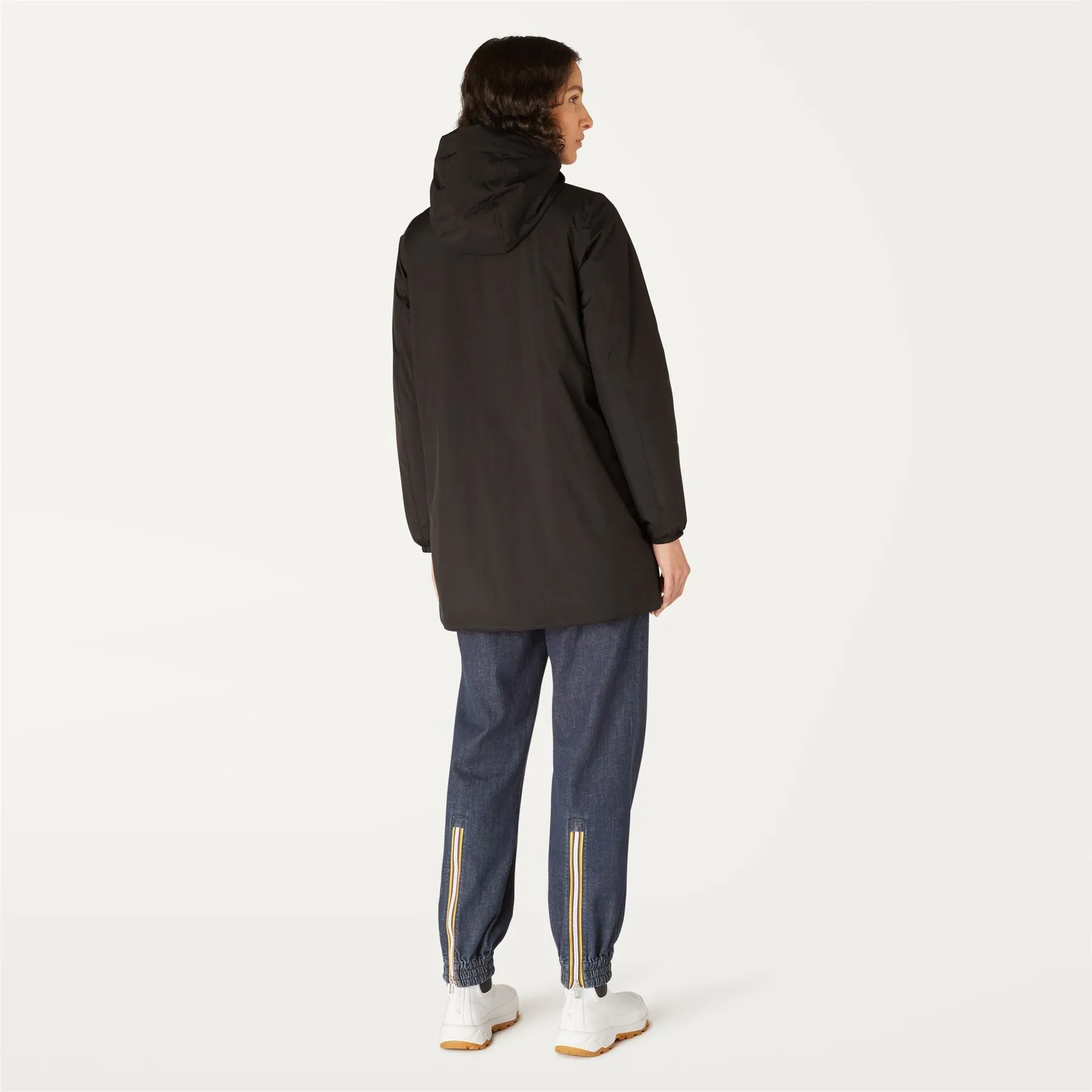 Sophie Micro Ripstop Marmotta - Women Jacket in Black Pure - Blue Depht