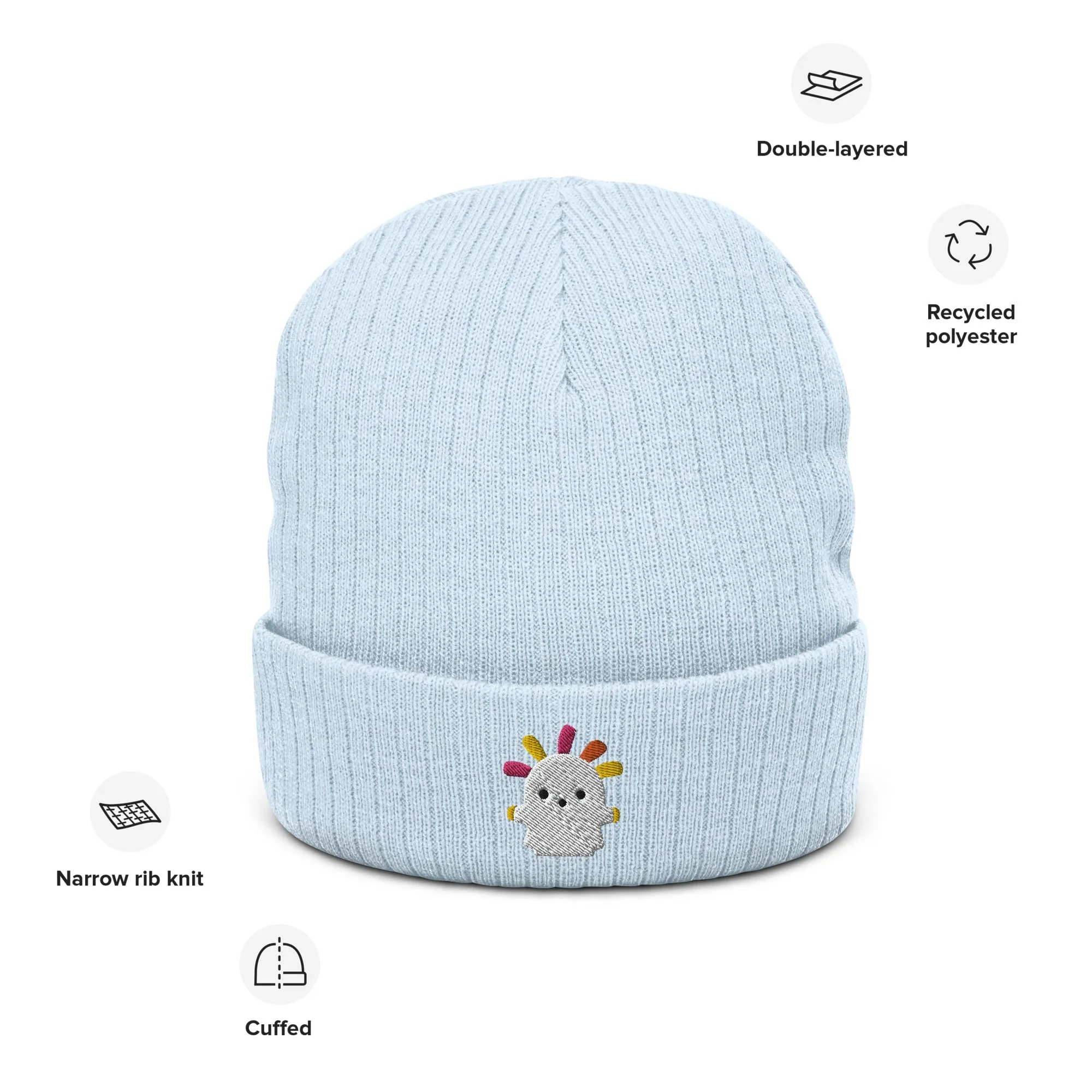 Squeakoid | Ribbed knit beanie | Animal Crossing