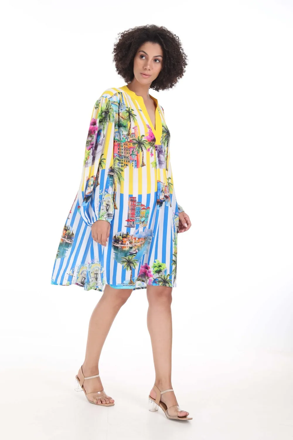 ST TROPEZ - BLOUSON TUNIC DRESS