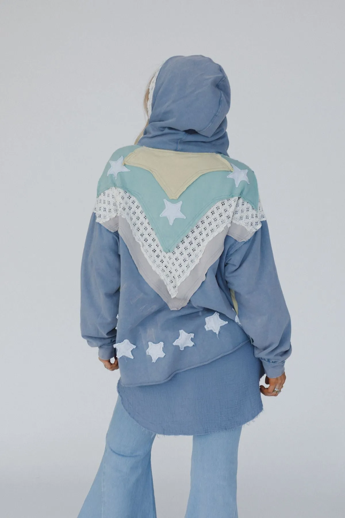 Stellar Journey Shacket - Blue