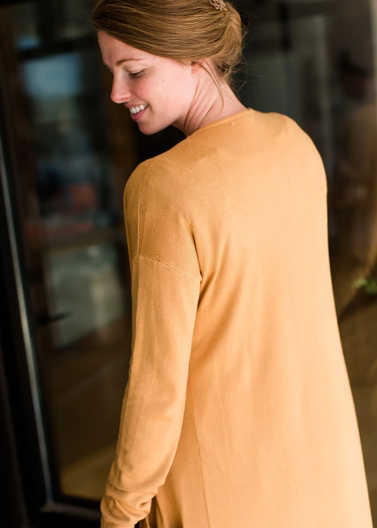 Stretch Knit Detail Cardigan - FINAL SALE