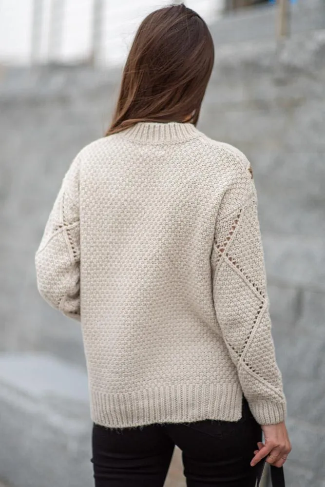 Sylvie Cable Knit Sweater