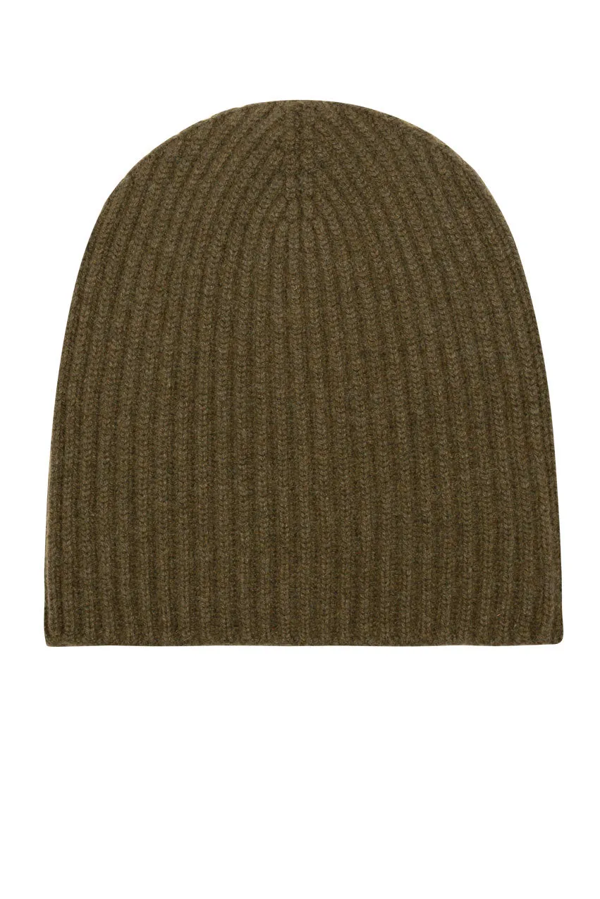 THE CLASSIC RIBBED BEANIE | Loden