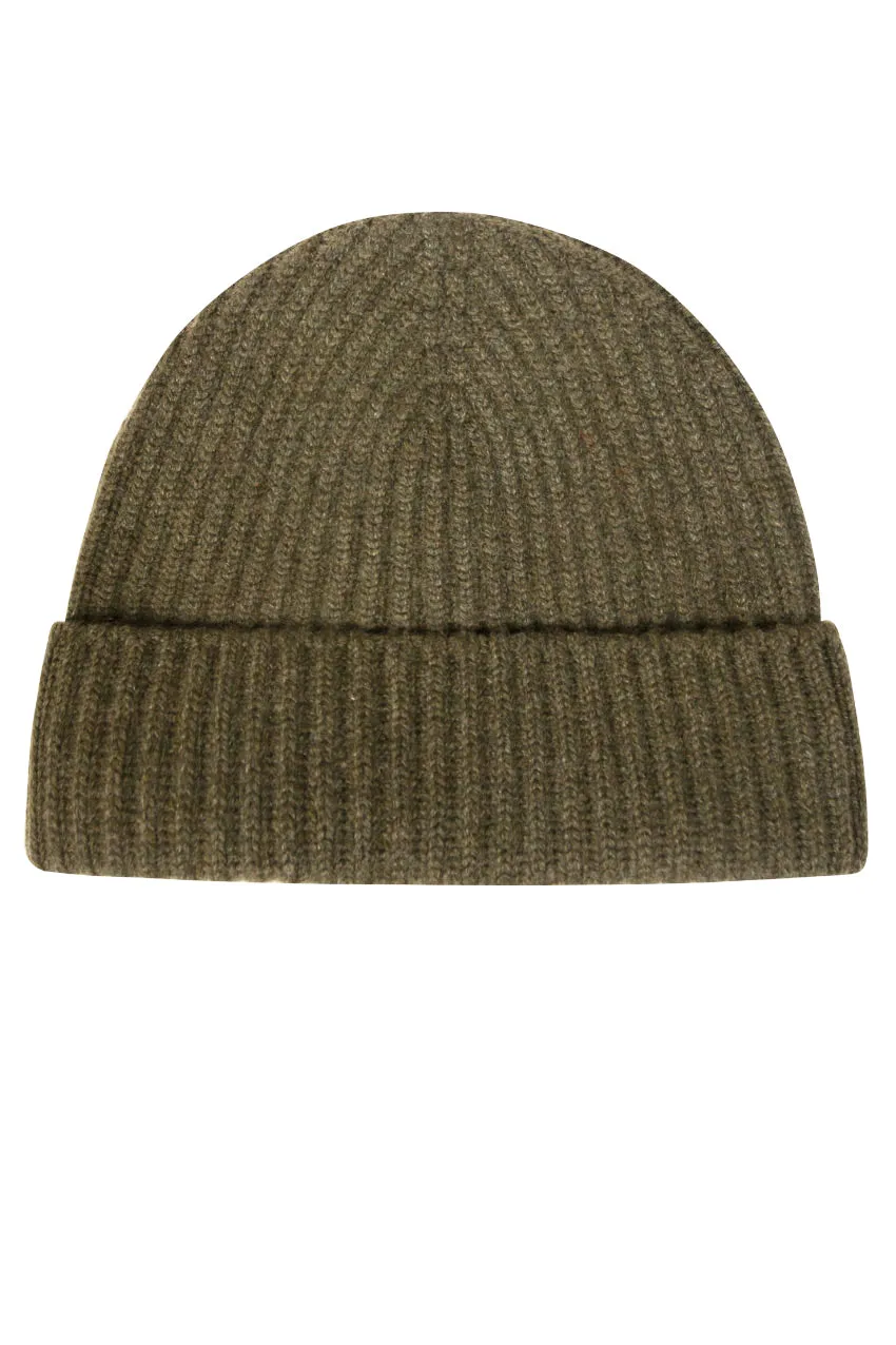 THE CLASSIC RIBBED BEANIE | Loden