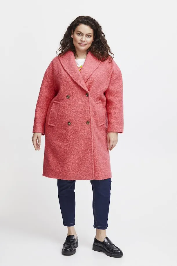 The Macha Jacket - Coral - PLUS