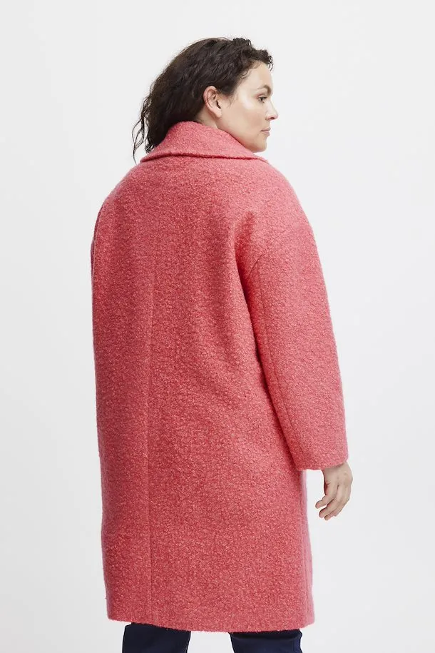 The Macha Jacket - Coral - PLUS