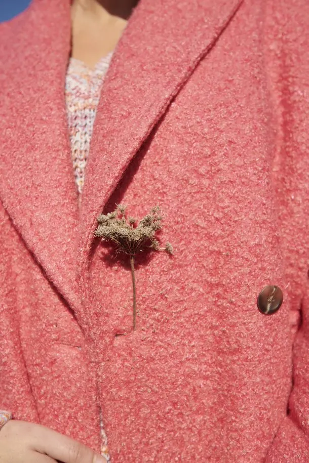 The Macha Jacket - Coral - PLUS