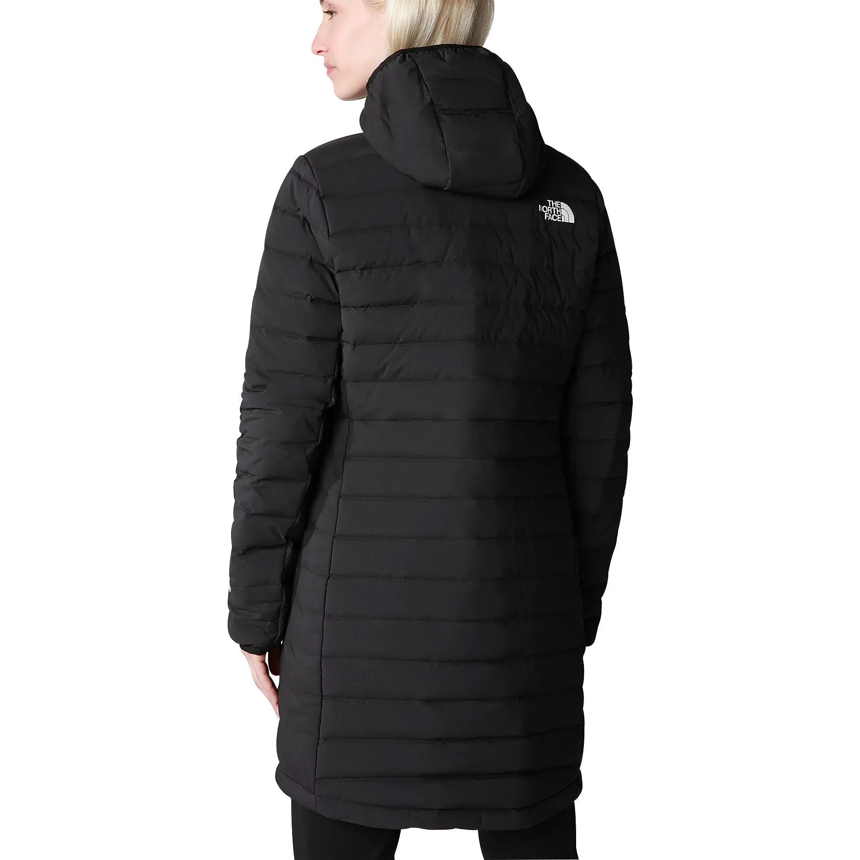 The North Face Belleview Stretch Womens Down Parka Jacket - Black