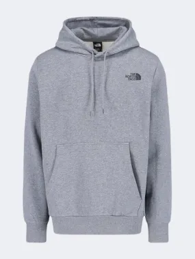 The North Face Hood Logo Men Lifestyle Hoody Grey Heather