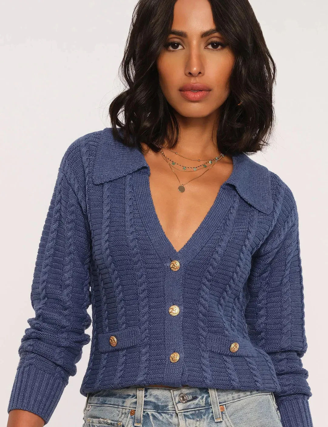 The Renata Cardi by Heartloom - Harbour