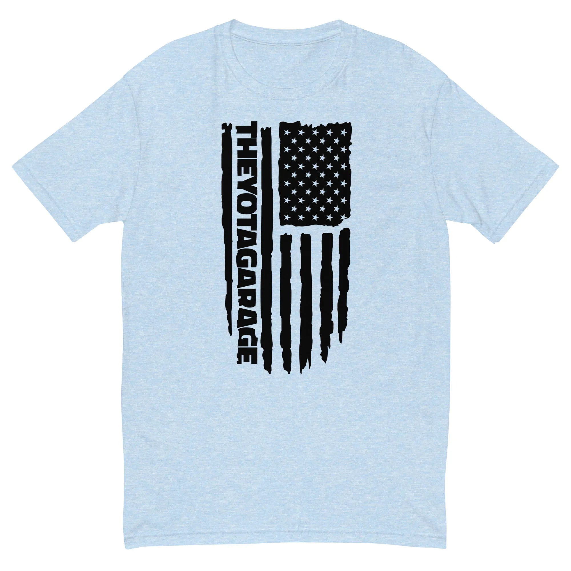 theyotagarage American Flag Shirt - Light Blue