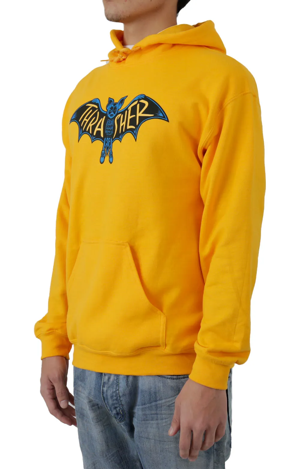 Thrasher Bat Gold Hoodie