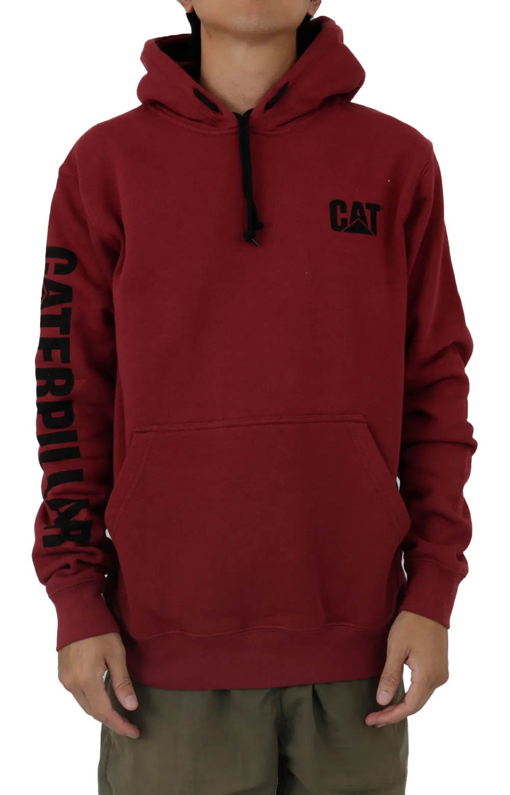 Trademark Banner Pullover Hoodie - Brick