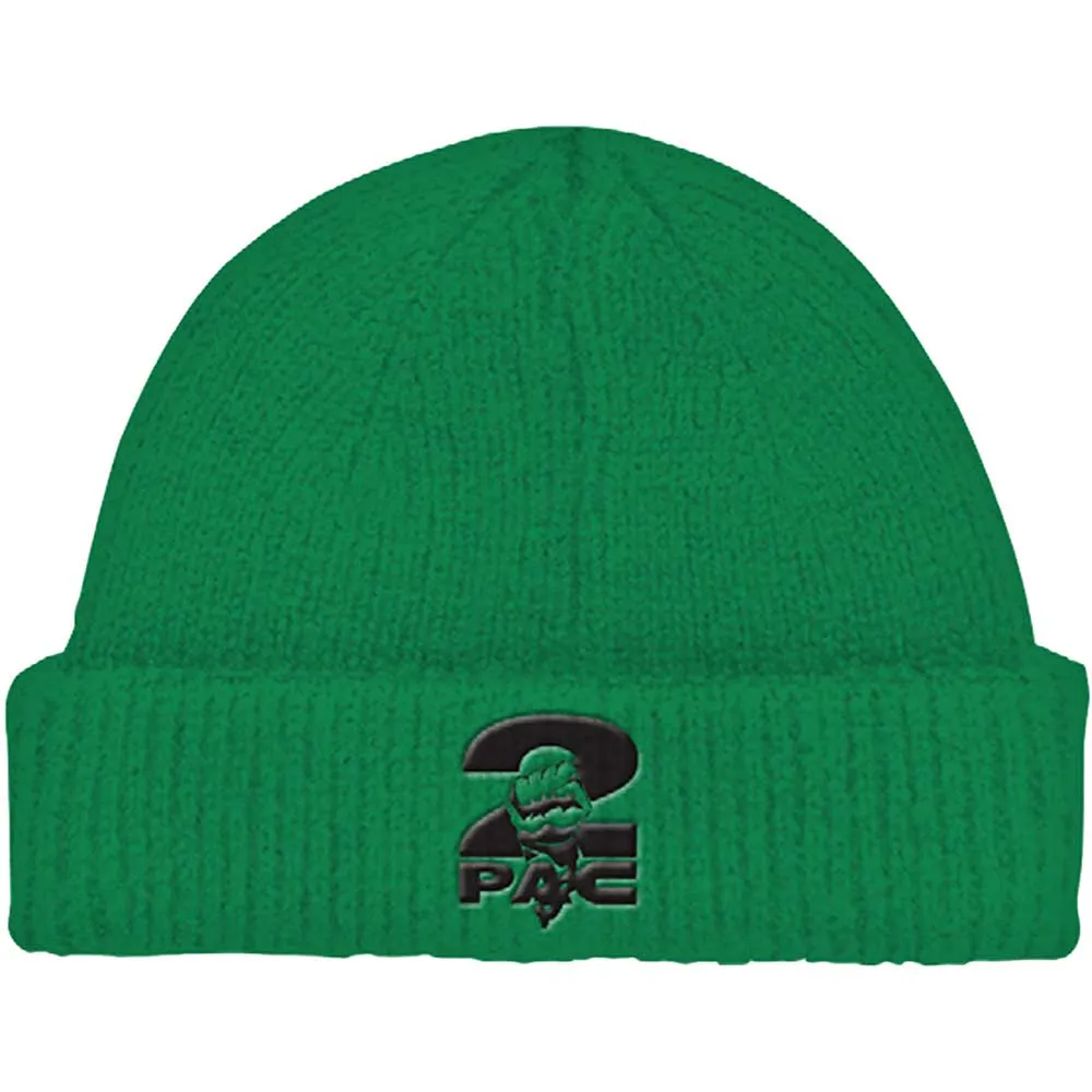 Tupac Beanie Hat: Fist Logo