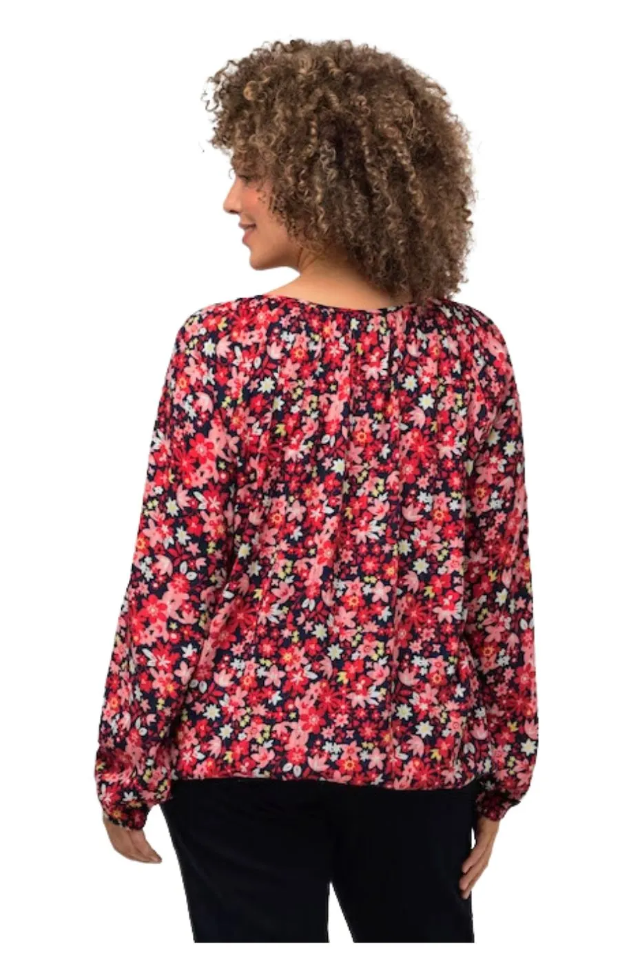 Ulla Popken Floral Blouse