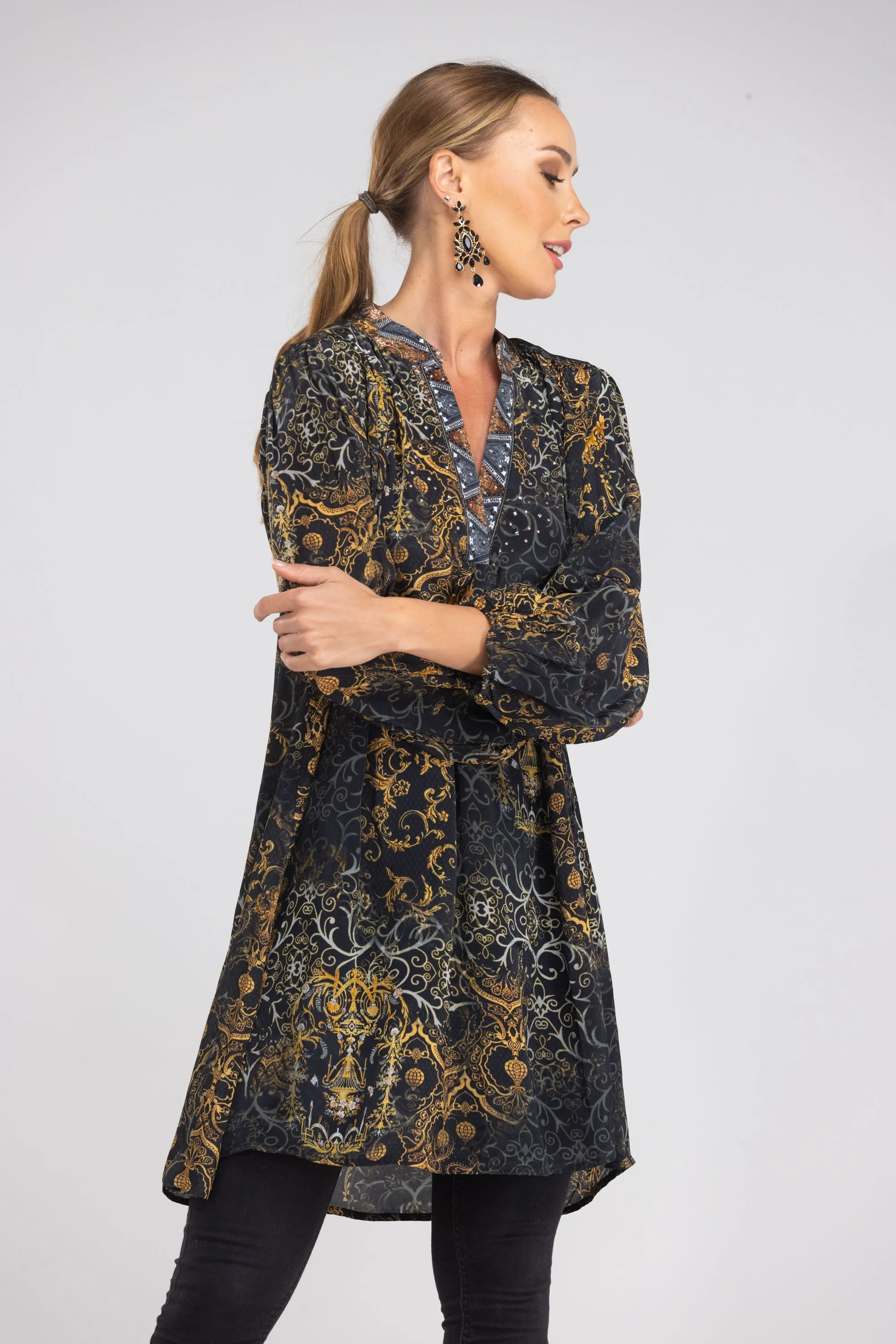 VALLETTA - BLOUSON TUNIC DRESS