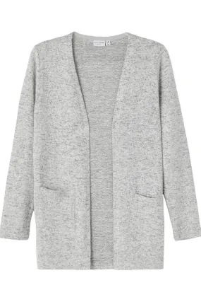 Victi Knit Cardigan - Grey Melange