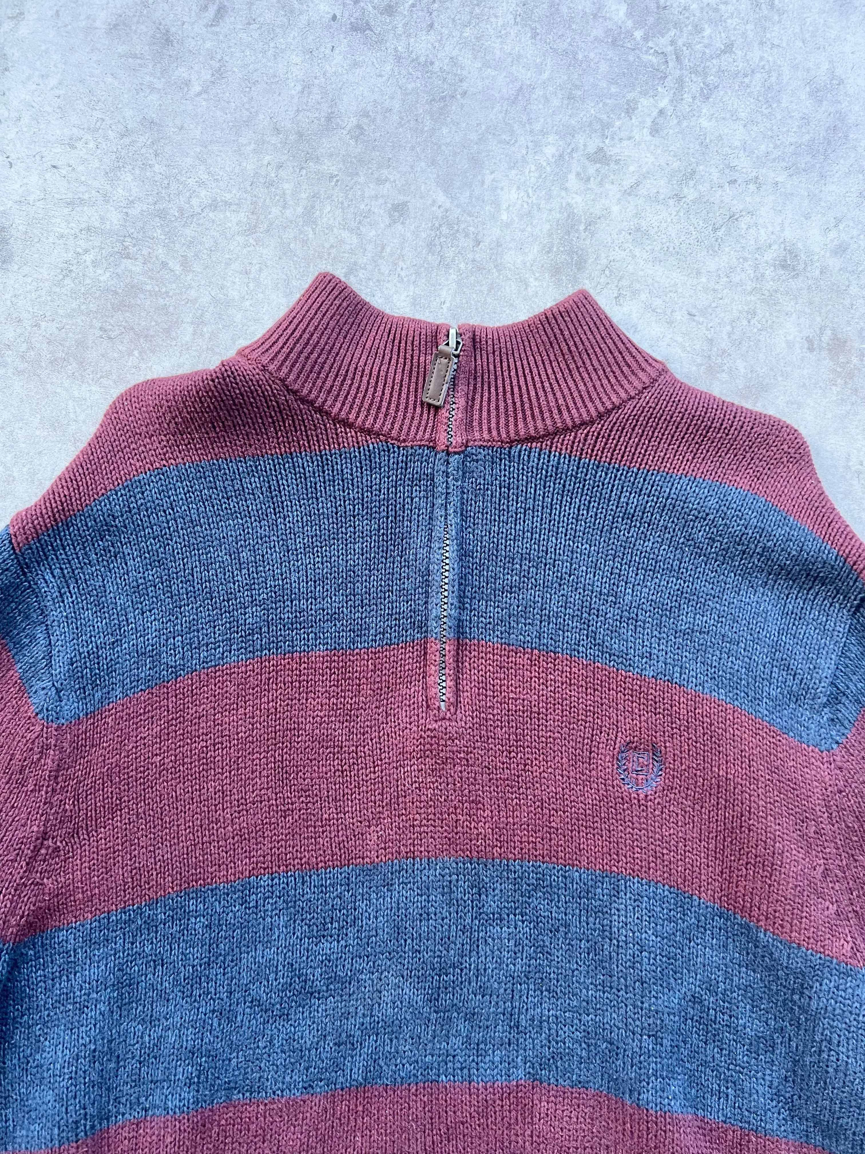 Vintage 90's Chaps Ralph Lauren 1/4 Zip Knit Sweater (L)