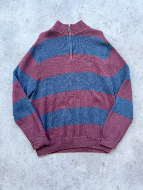 Vintage 90's Chaps Ralph Lauren 1/4 Zip Knit Sweater (L)