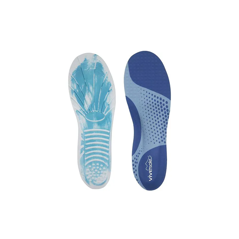 Vive Health Memory Foam Insoles - Sky Blue