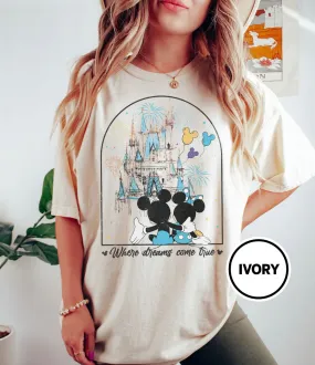 Where Dreams Come True Mouse Shirt for Women