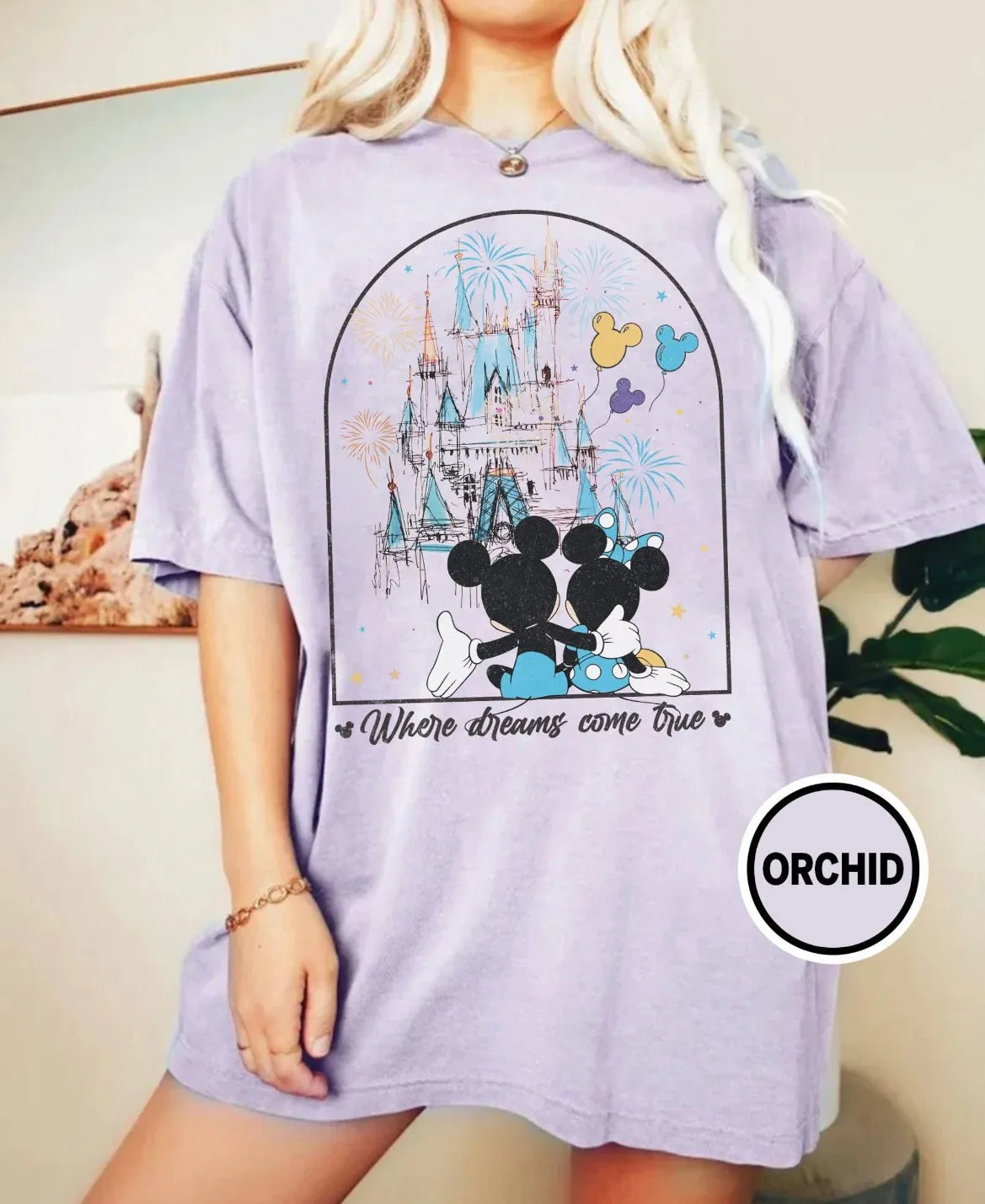 Where Dreams Come True Mouse Shirt for Women