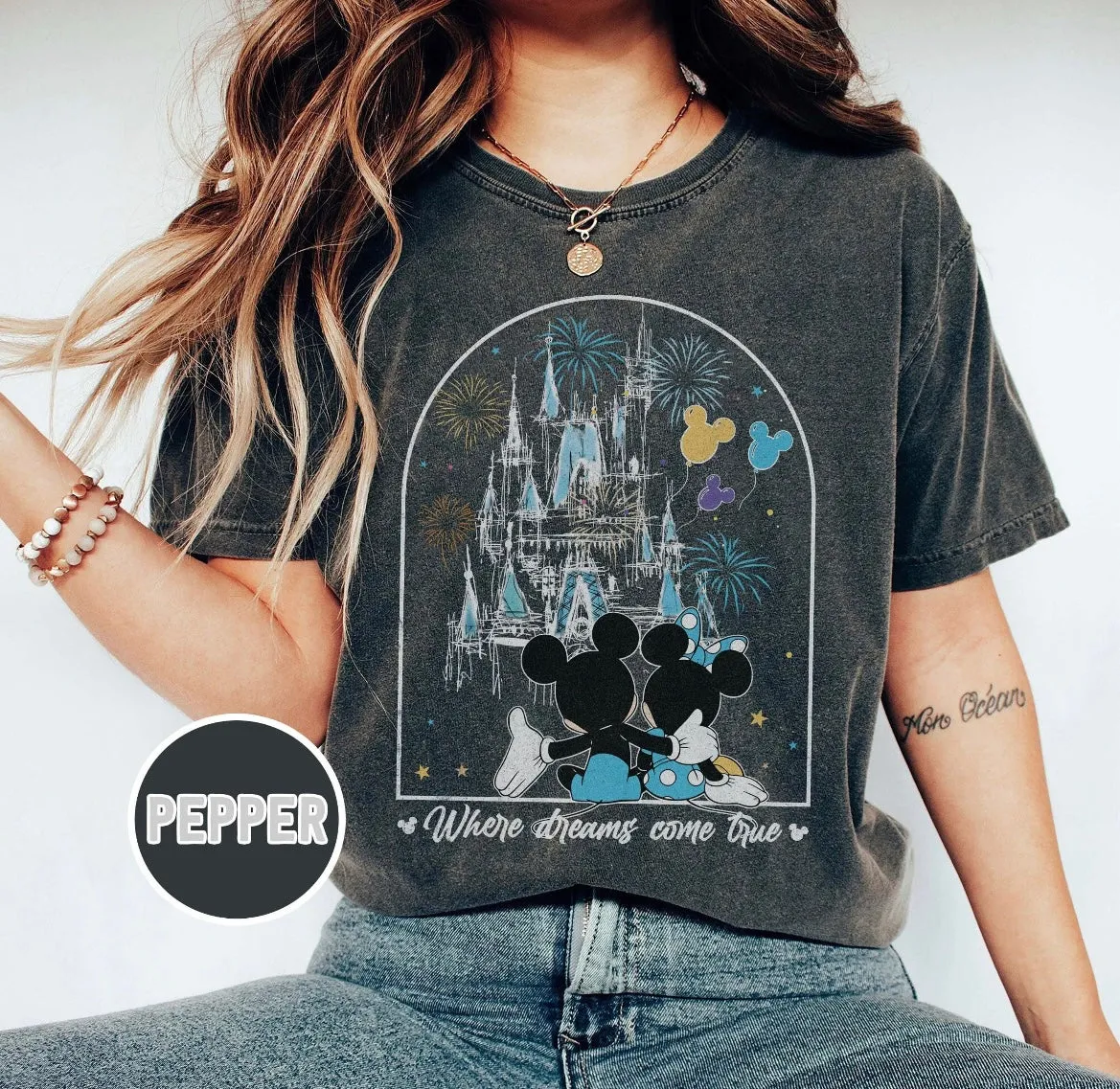 Where Dreams Come True Mouse Shirt for Women