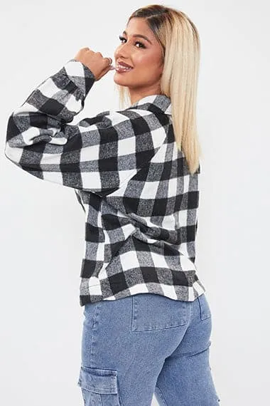 Women's Cropped Boxy Fit Shacket