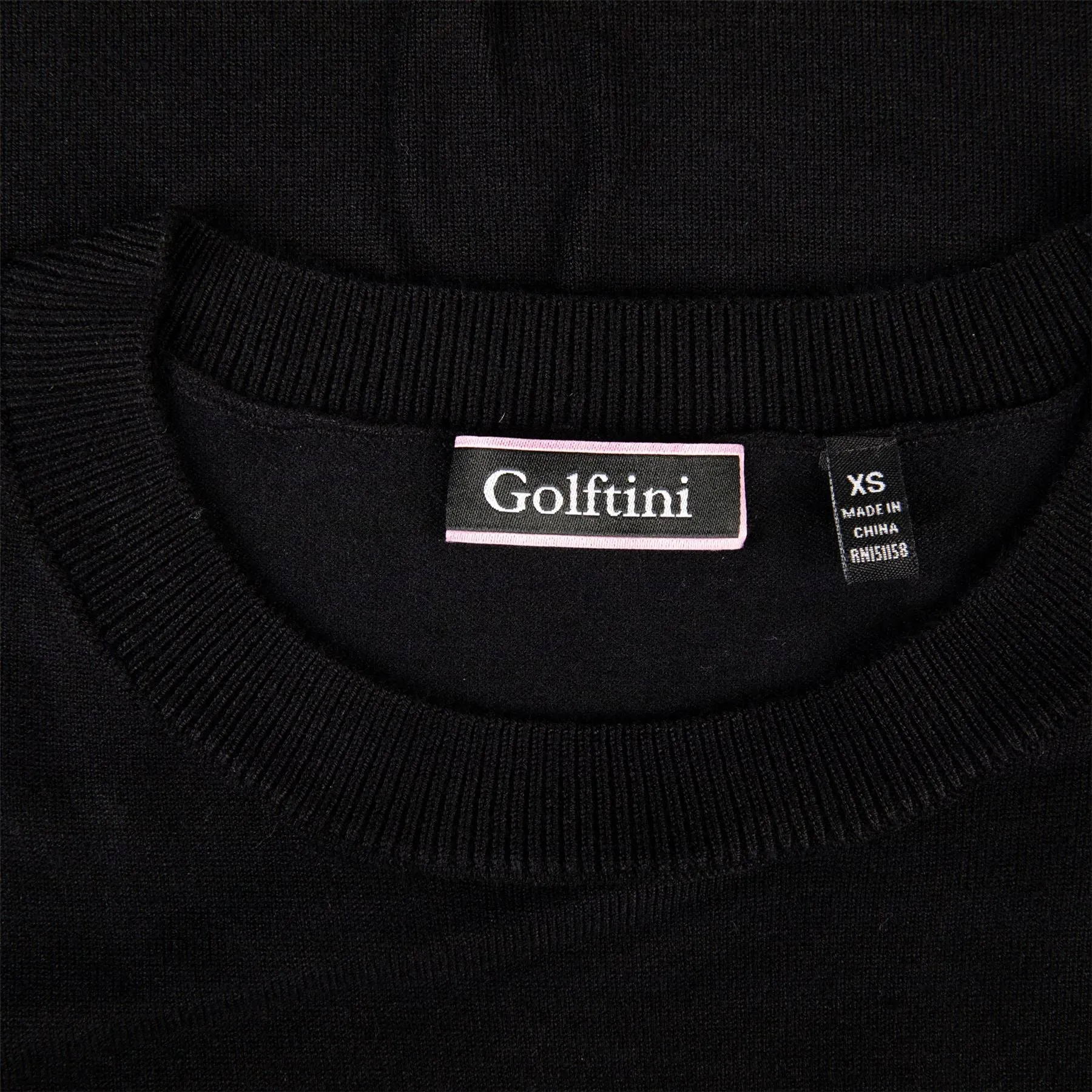 Womens Martini Crew Neck Sweater Black - SS24