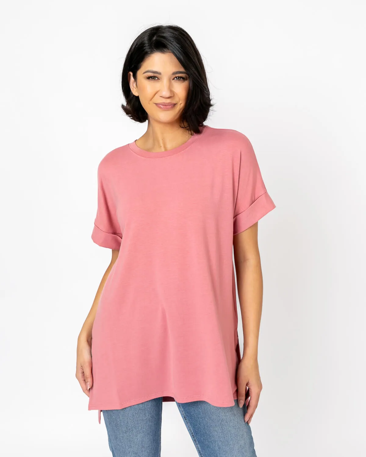 Wyatt Rolled Sleeve Tunic | S-3XL