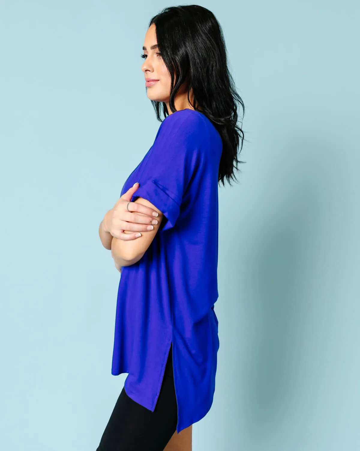 Wyatt Rolled Sleeve Tunic | S-3XL