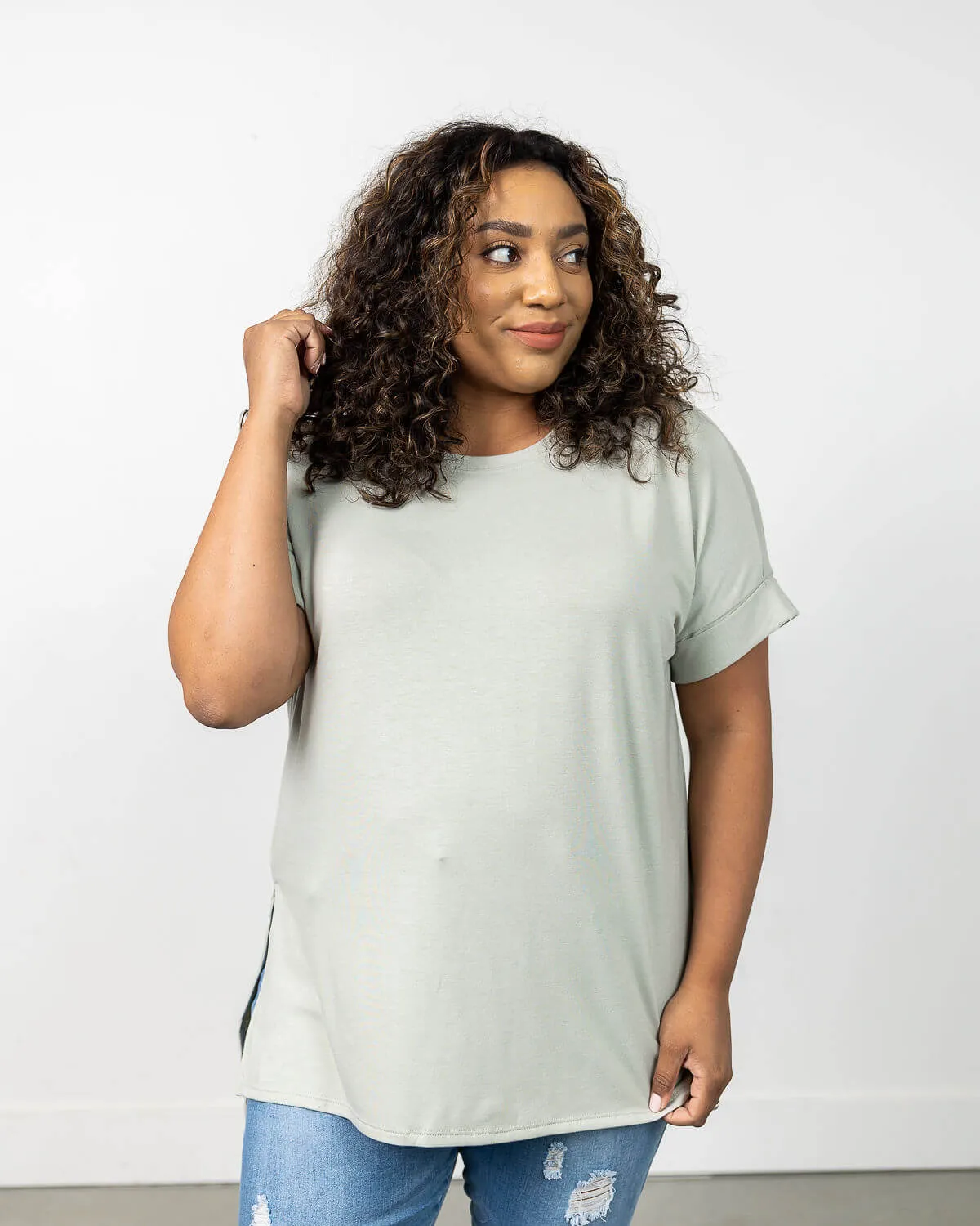 Wyatt Rolled Sleeve Tunic | S-3XL