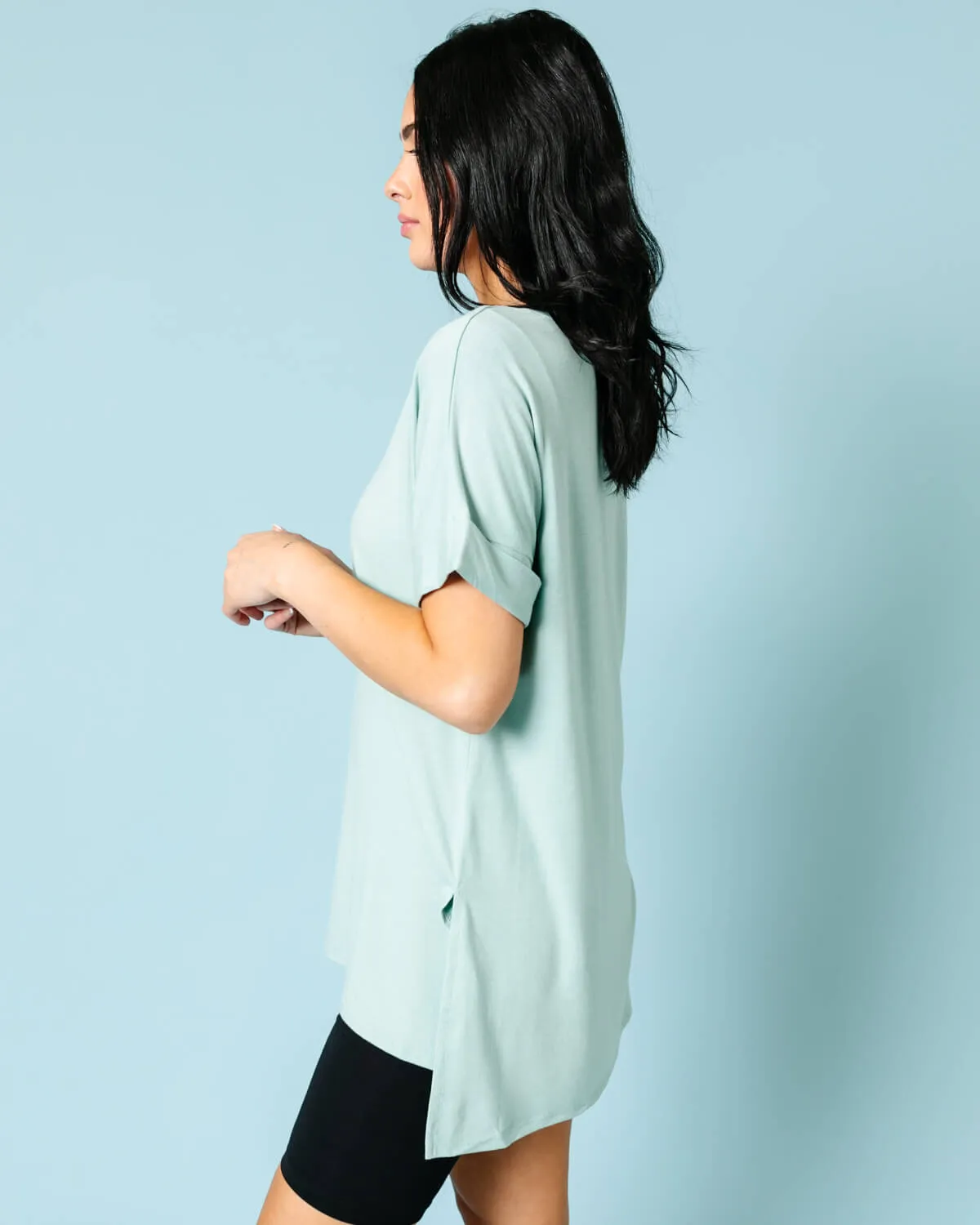 Wyatt Rolled Sleeve Tunic | S-3XL