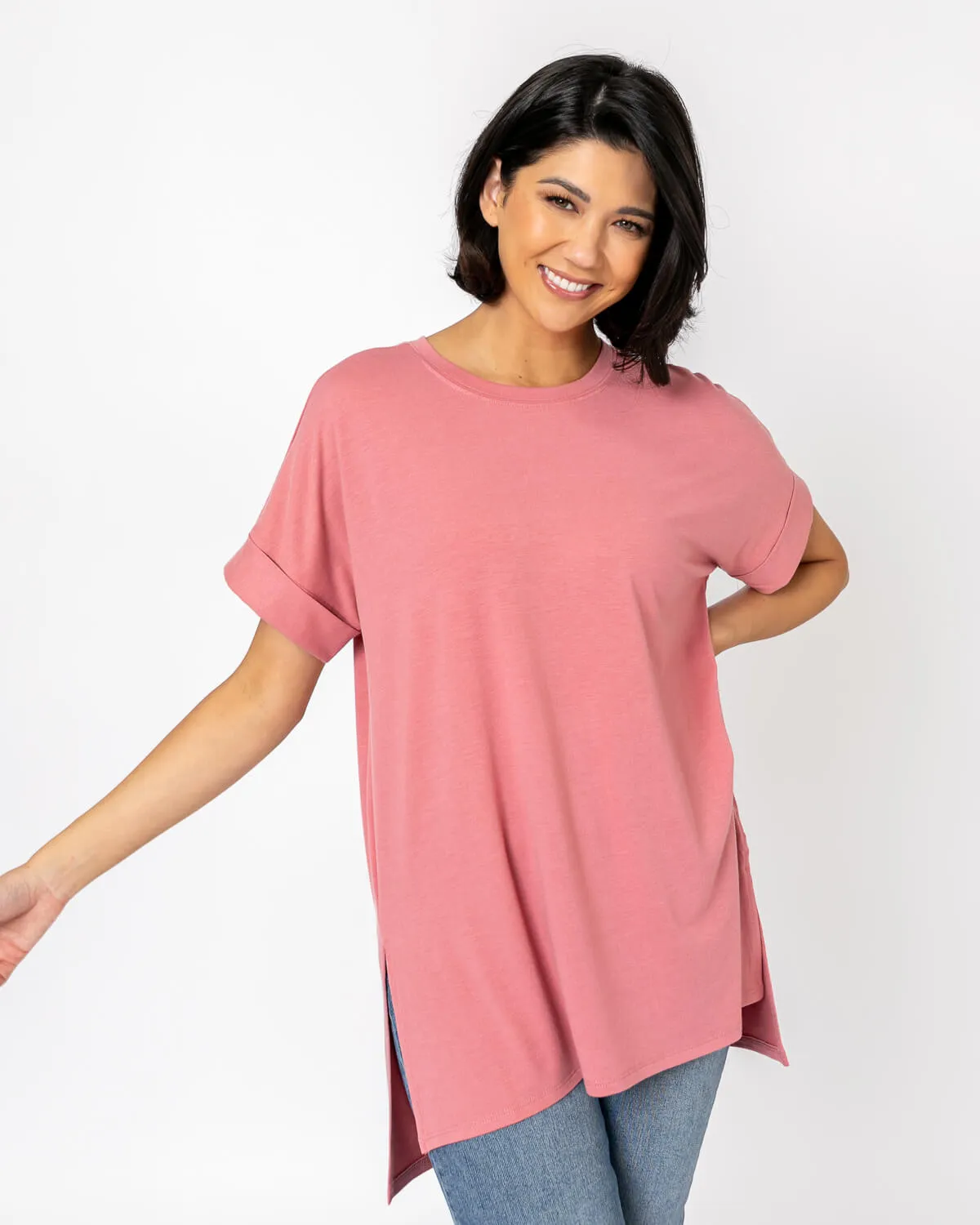 Wyatt Rolled Sleeve Tunic | S-3XL