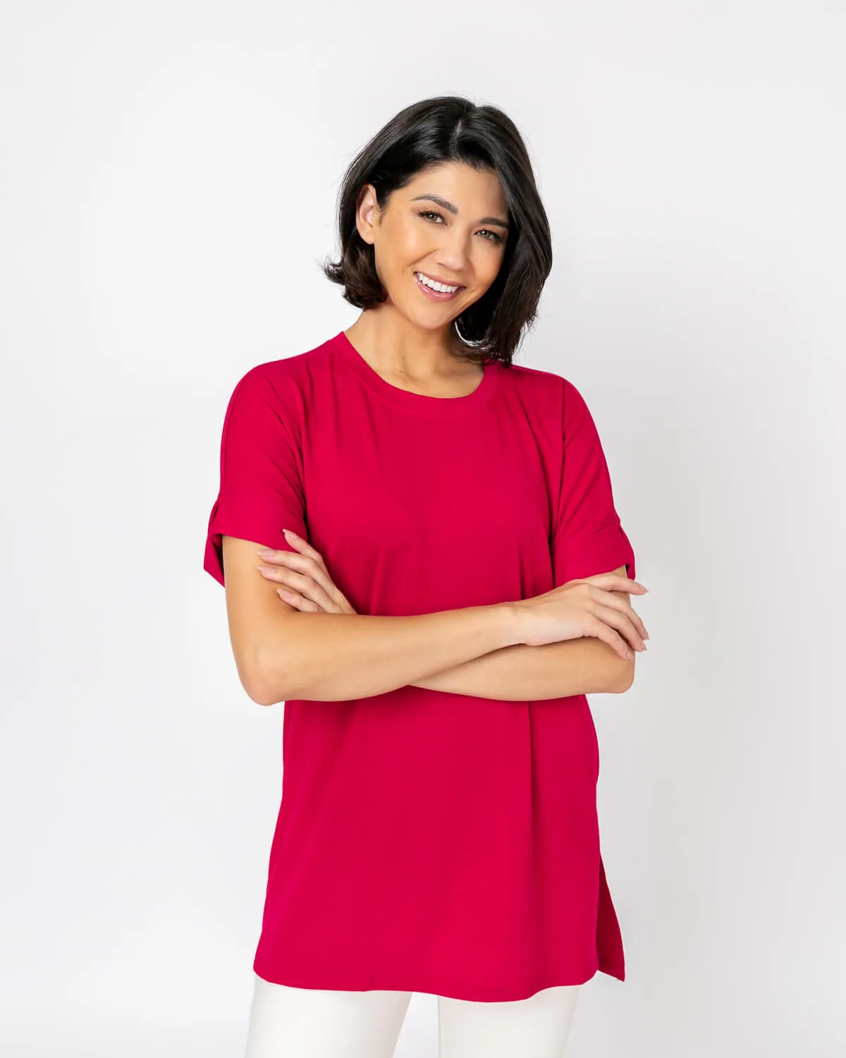 Wyatt Rolled Sleeve Tunic | S-3XL