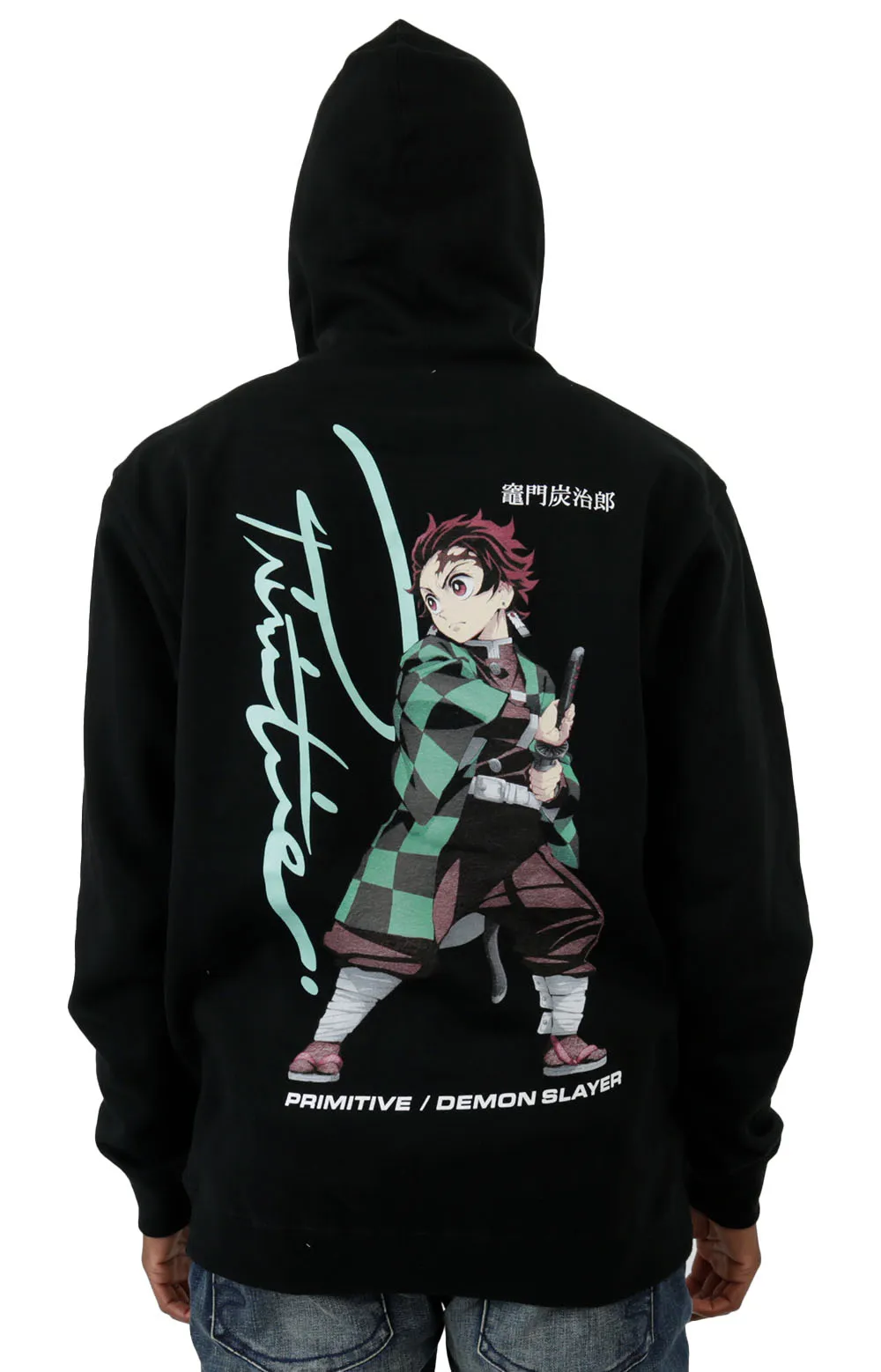 x Demon Slayer Tanjiro Pullover Hoodie - Black