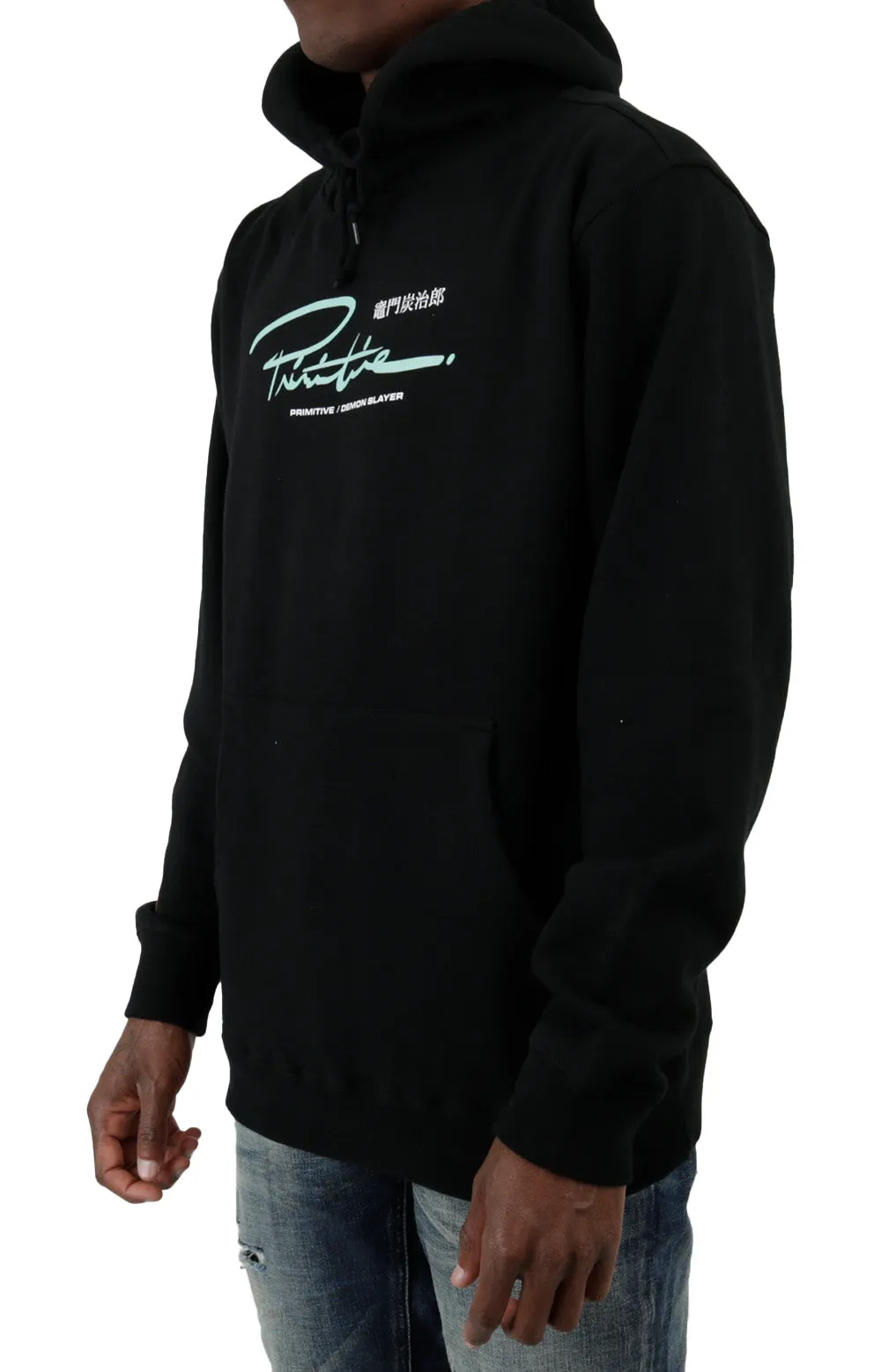 x Demon Slayer Tanjiro Pullover Hoodie - Black