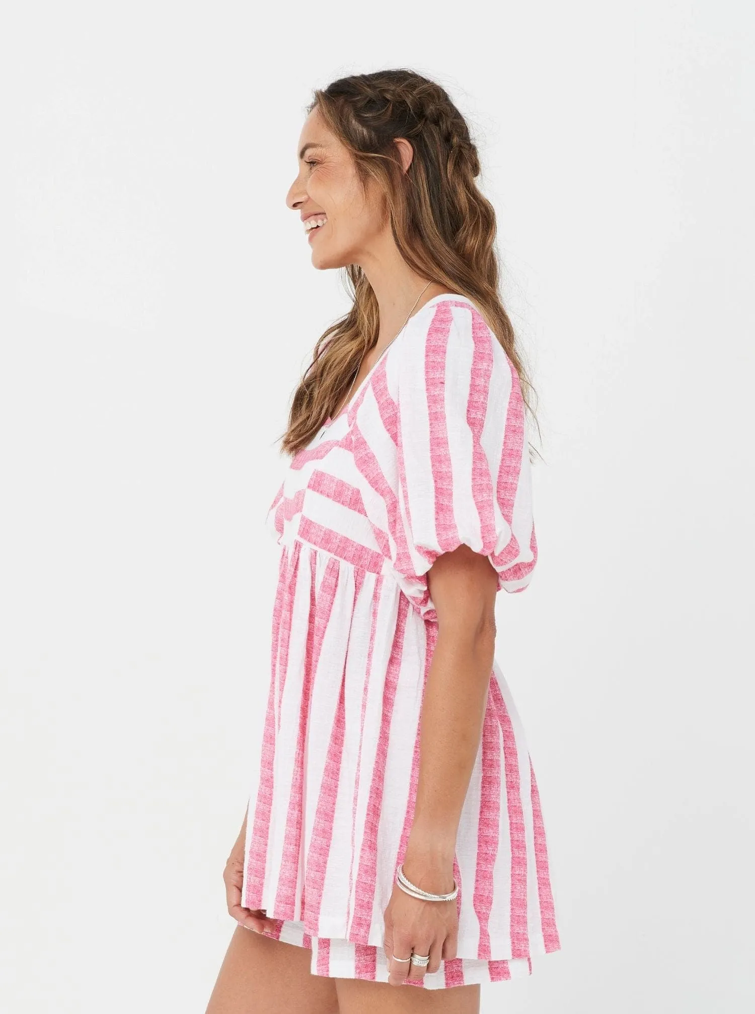 Zita Tunic - Pink Stripe